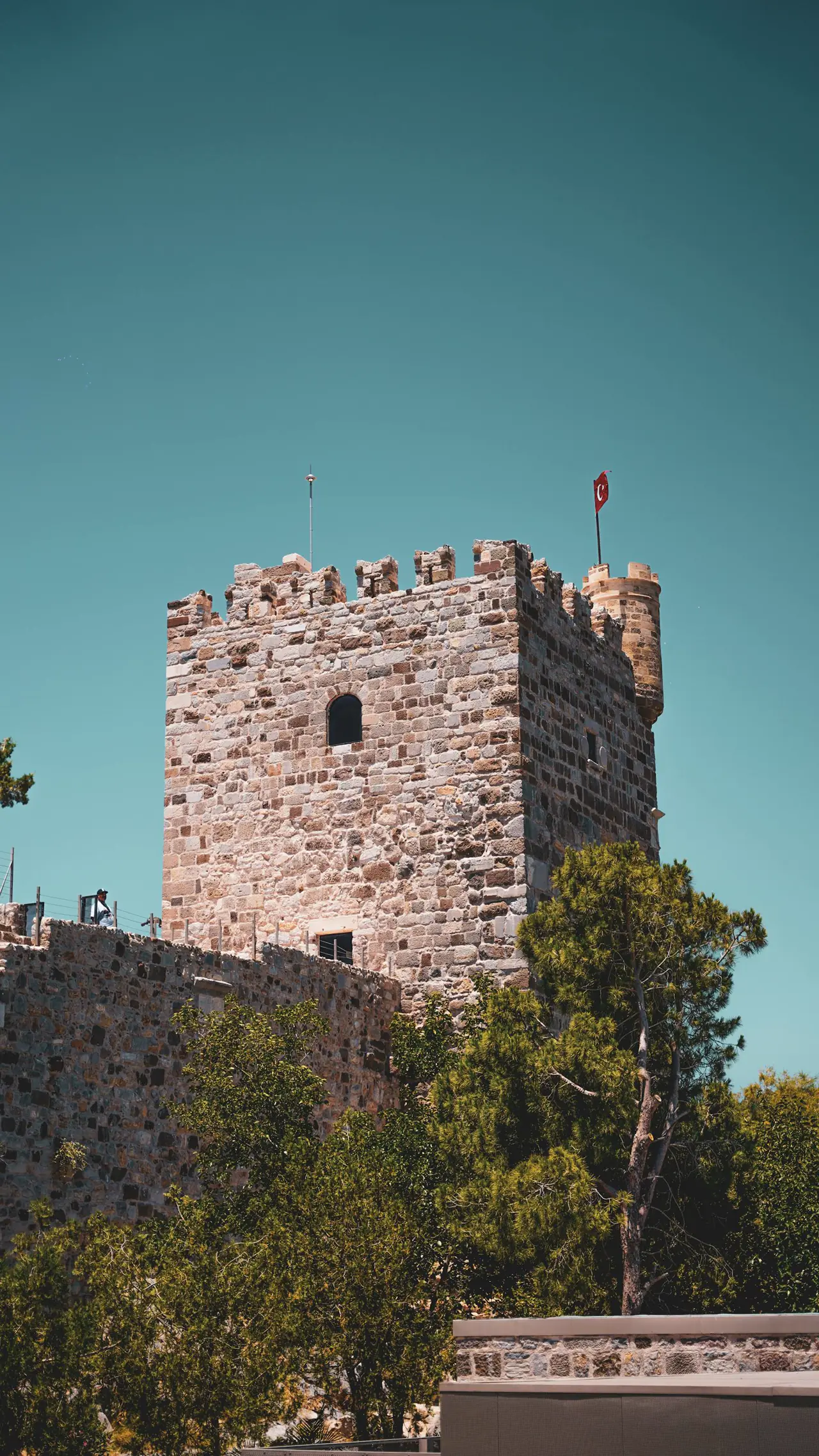 Bodrum Kalesi ve kıyı manzarası